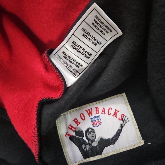 San Francisco Mitchell And Ness 49ers Red and Black Crewneck. NWT. - Picture 7 of 7